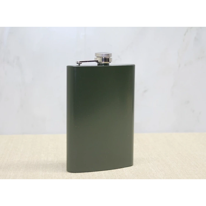 Single Khaki 9 Oz Flask
