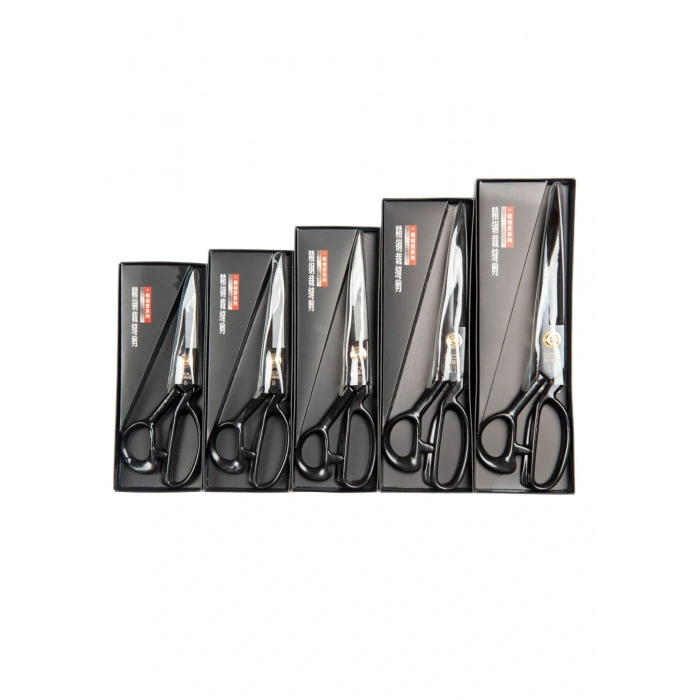 Terzi Makası Siyah Metal Saplı 9 Numara