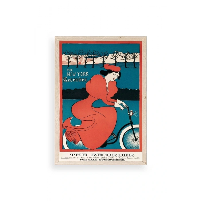 The New York Recorder Ahşap Çerçeveli Tablo 23 x 30
