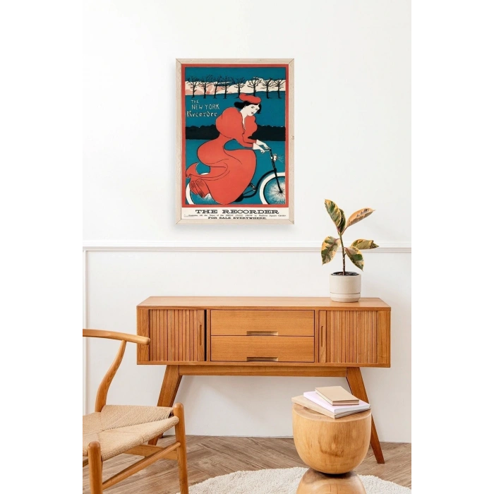 The New York Recorder Ahşap Çerçeveli Tablo 23 x 30