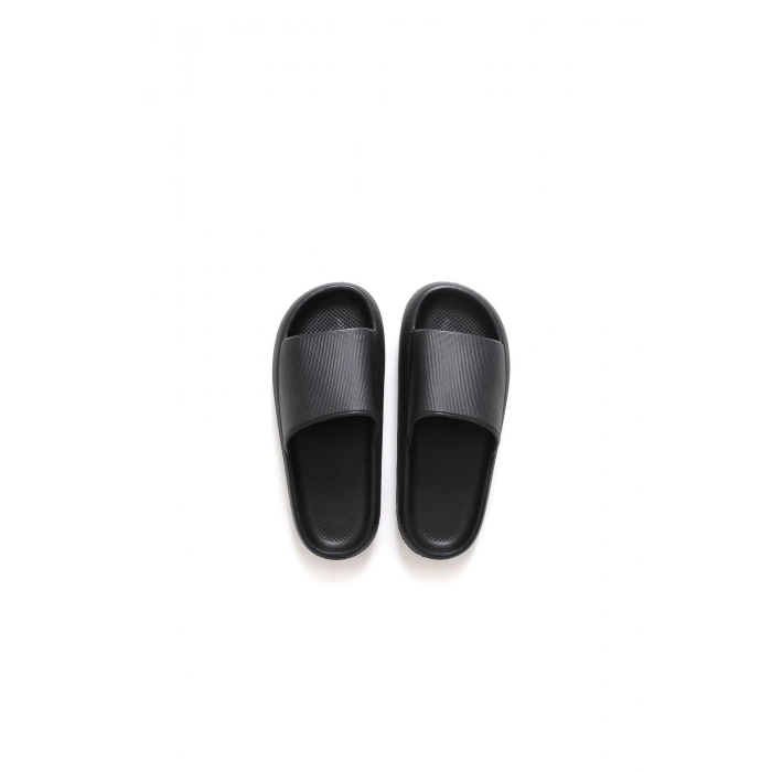 TRL001 - Poliüretan Erkek Terlik SIYAH