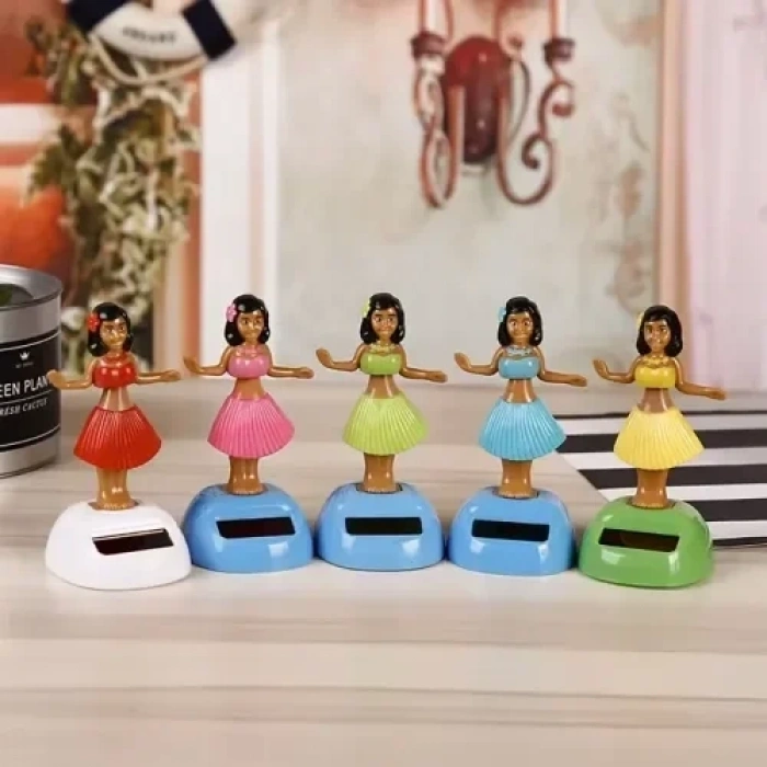 Tropikal Solar Dans Eden Hula Kızı Figürü 1 Adet