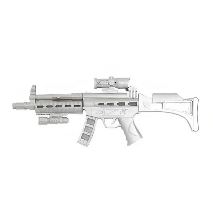 Tüfek 57 Cm Pilli Ekipmanı (dürbünlü Model)