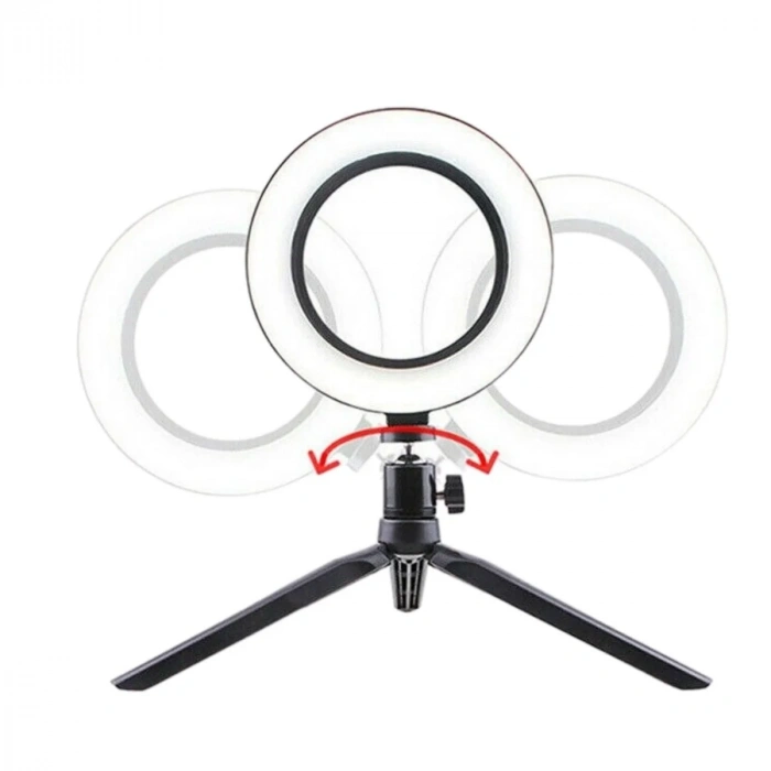Ultra Parlak Çok Amaçlı 20 Cm Led Ring Light Tripod Seti