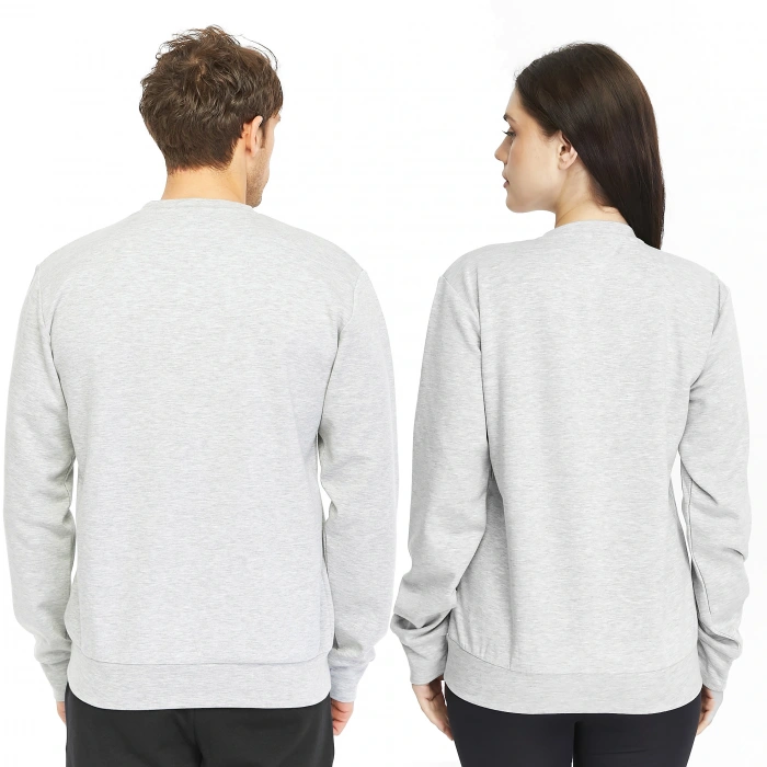 Unisex Sweatshirt SATURO GRİ MELANJ