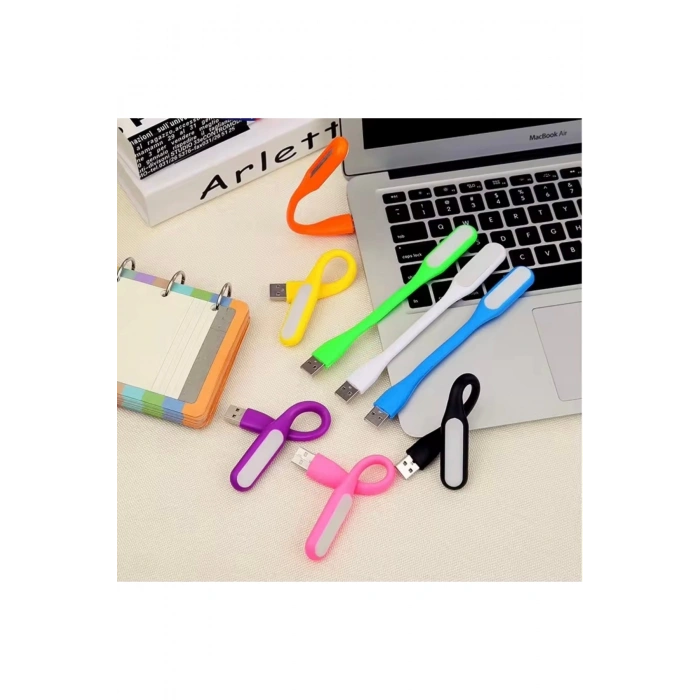 USB Mini LED Lamba 4’Adet Paket – Esnek ve Taşınabilir Gece Lambası