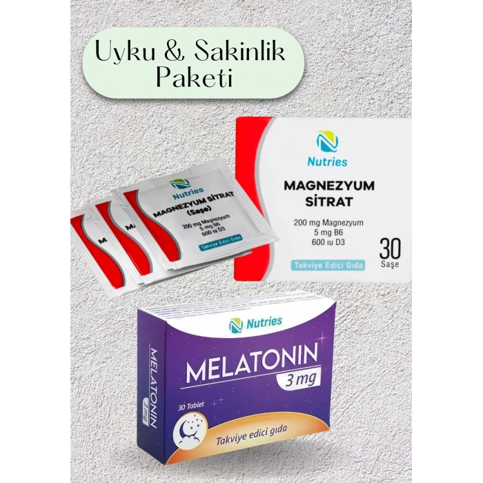 Uyku & Sakinlik Paketi – Geceyi Dinlenmiş Karşılayın