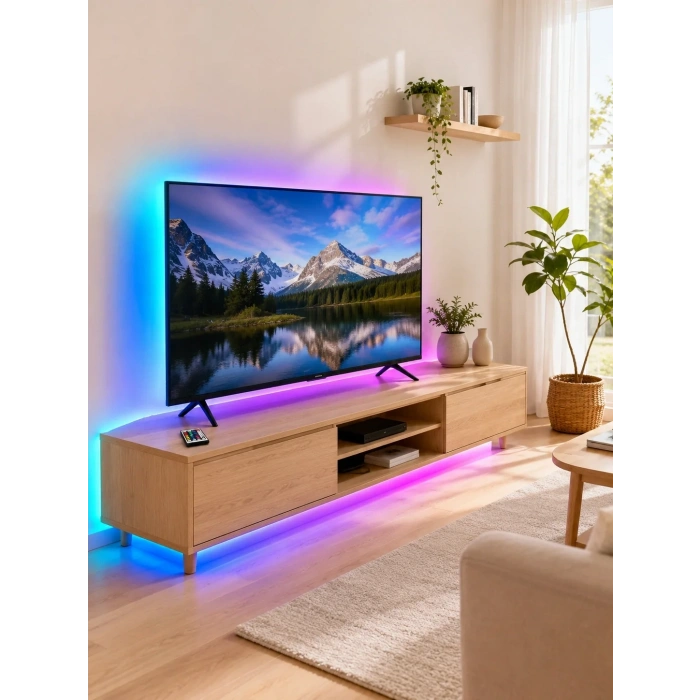 Uzaktan Kumandalı 5 Metre Rgb Şerit Led