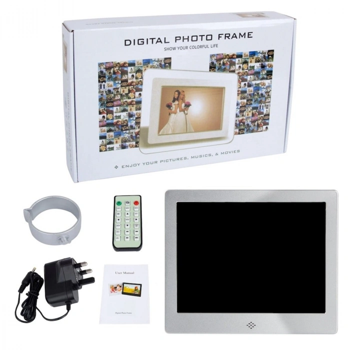 Uzaktan Kumandalı Lcd Ekran 7 inc Dijital Fotoğraf Çerçevesi (5365)