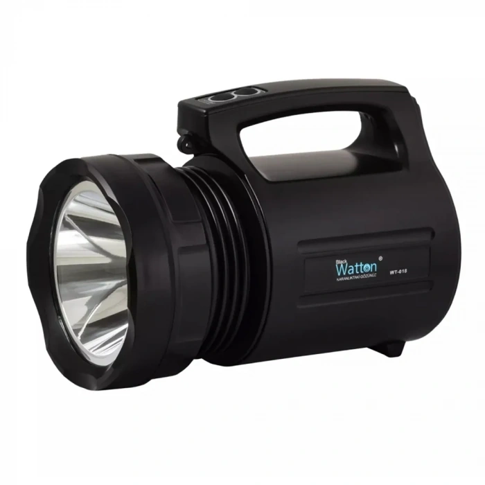Uzun Menzilli Şarjlı Led Fener 23 Cm - 3 Mod