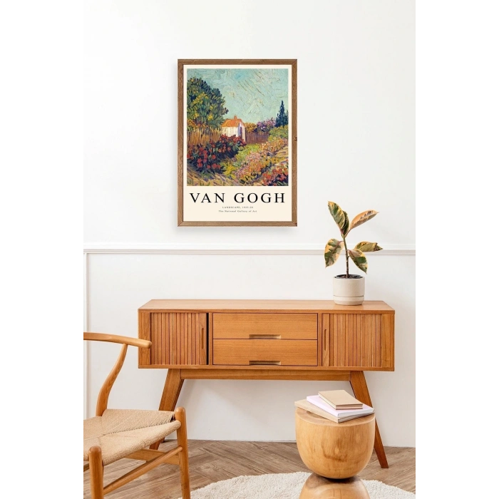 Van Gogh Ahşap Çerçeveli Tablo 17 x 23