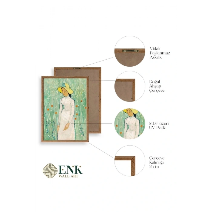Van Gogh Ahşap Çerçeveli Tablo 17 x 23