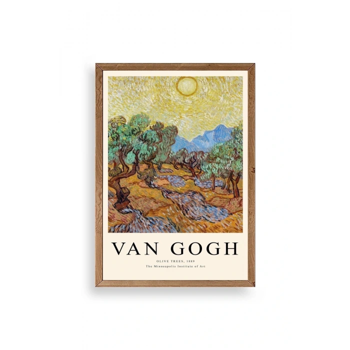 Van GOgh Ahşap Çerçeveli Tablo 30 x 42