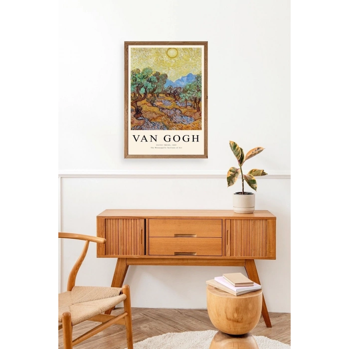 Van GOgh Ahşap Çerçeveli Tablo 30 x 42