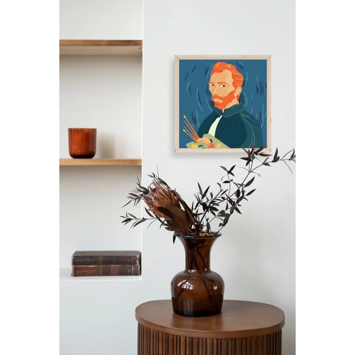 Van Gogh Ahşap Çerçeveli Tablo 50 x 50