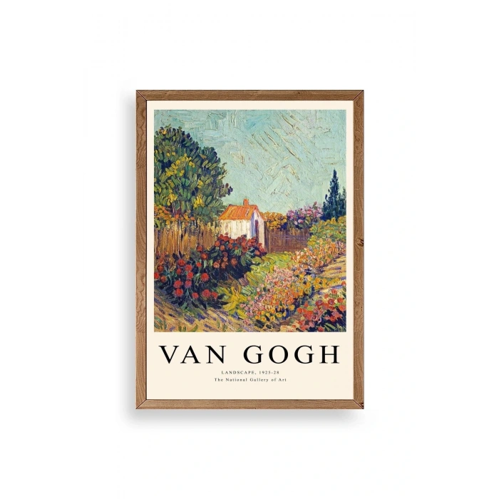 Van Gogh Ahşap Çerçeveli Tablo 50 x 70