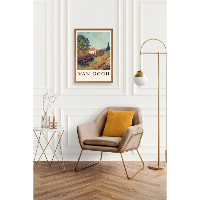 Van Gogh Ahşap Çerçeveli Tablo 50 x 70