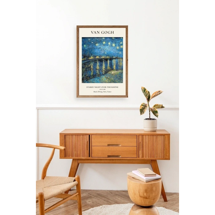 Van Gogh Ahşap Çerçeveli Tablo 50 x 70