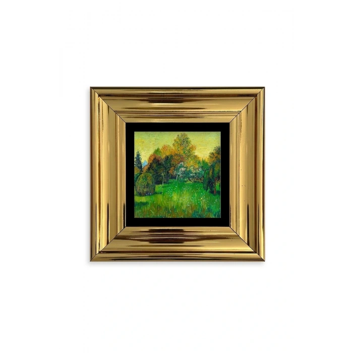 Van Gogh Çerçeveli Taş Tablo 20 cm