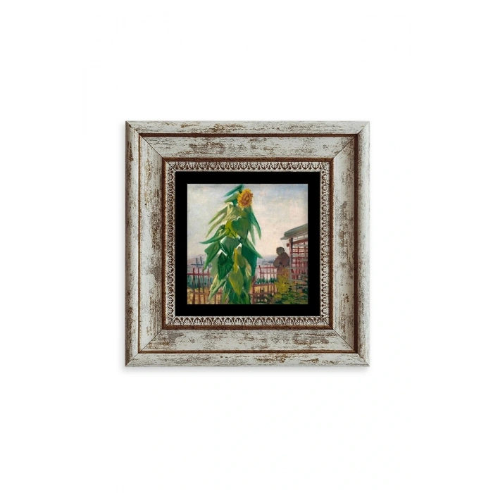 Van Gogh Çerçeveli Taş Tablo 20 cm