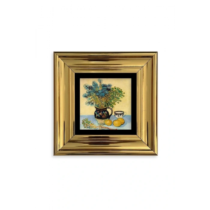Van Gogh Çerçeveli Taş Tablo 20 cm