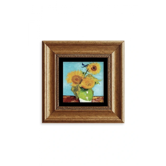 Van Gogh Çerçeveli Taş Tablo 20 cm
