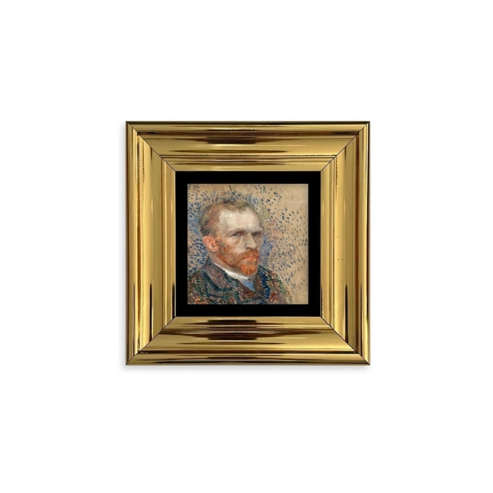Van Gogh Çerçeveli Taş Tablo 20 cm