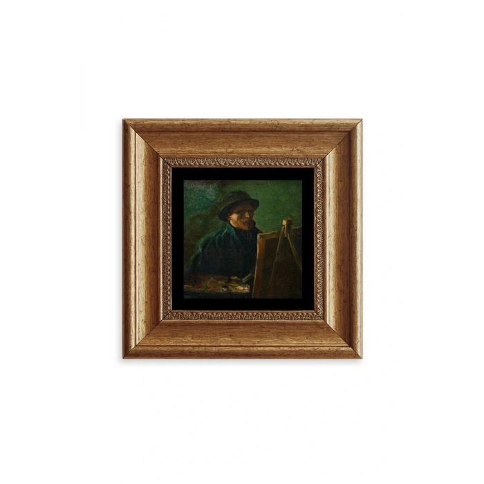 Van Gogh Çerçeveli Taş Tablo 20 cm