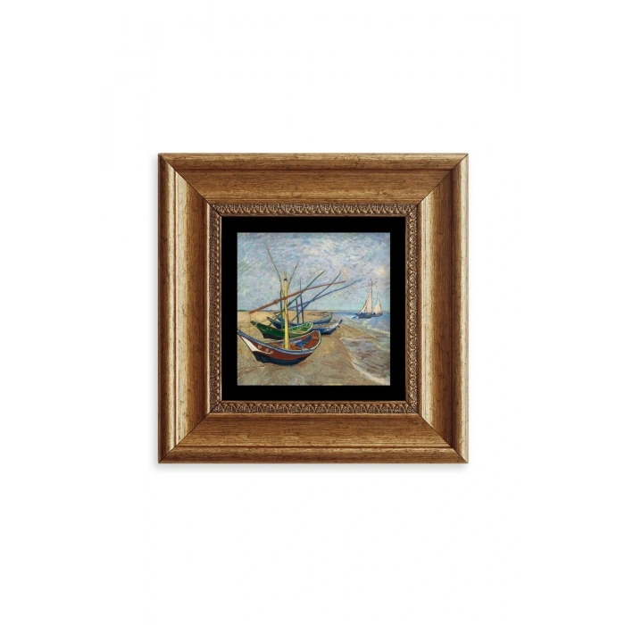Van Gogh Çerçeveli Taş Tablo 20 cm