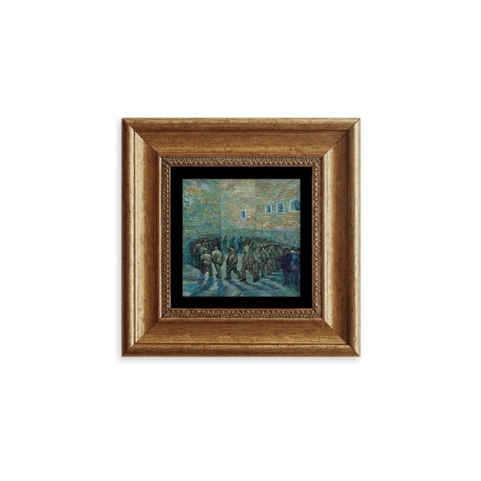 Van Gogh Çerçeveli Taş Tablo 20 cm
