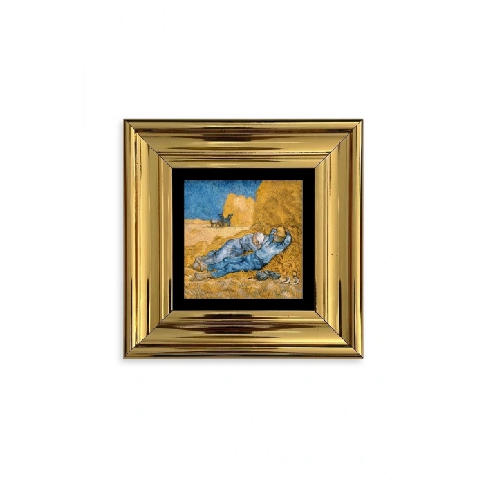 Van Gogh Çerçeveli Taş Tablo 20 cm