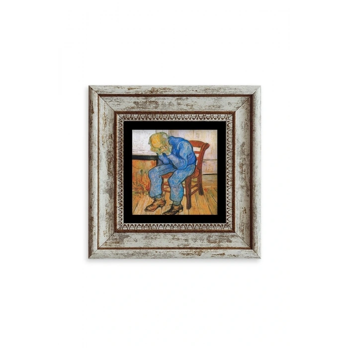 Van Gogh Çerçeveli Taş Tablo 20 cm