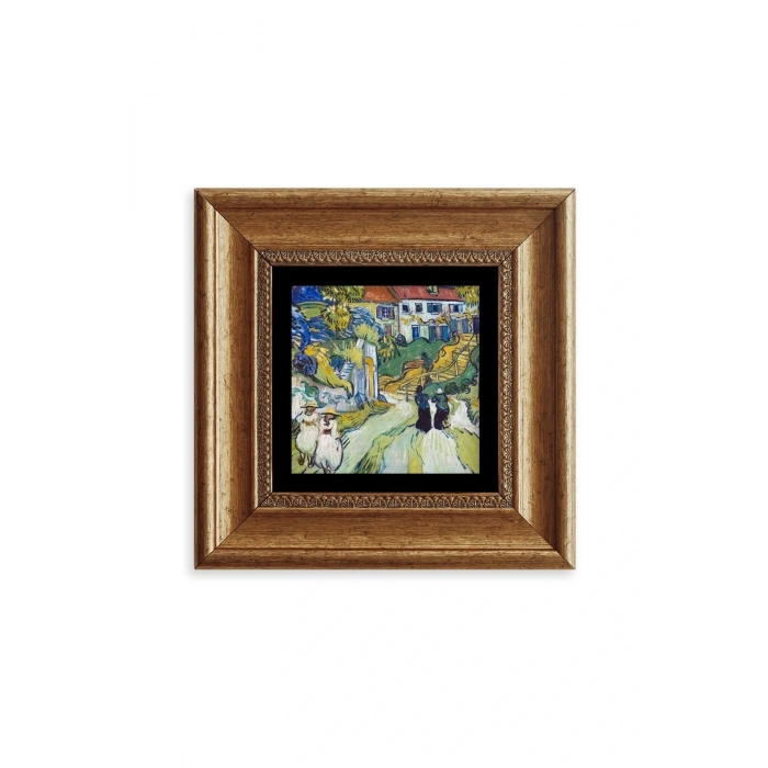 Van Gogh Çerçeveli Taş Tablo 20 cm