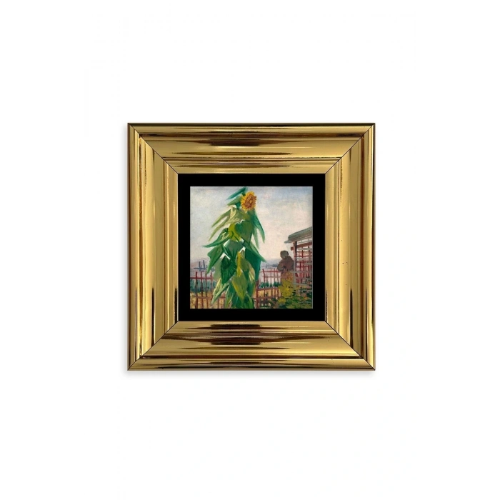 Van Gogh Çerçeveli Taş Tablo 20 cm