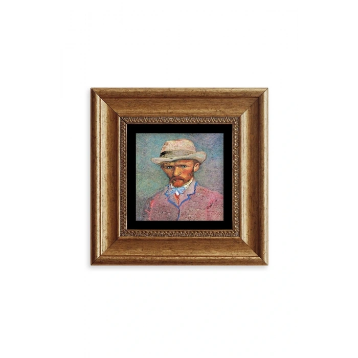 Van Gogh Çerçeveli Taş Tablo 20 cm