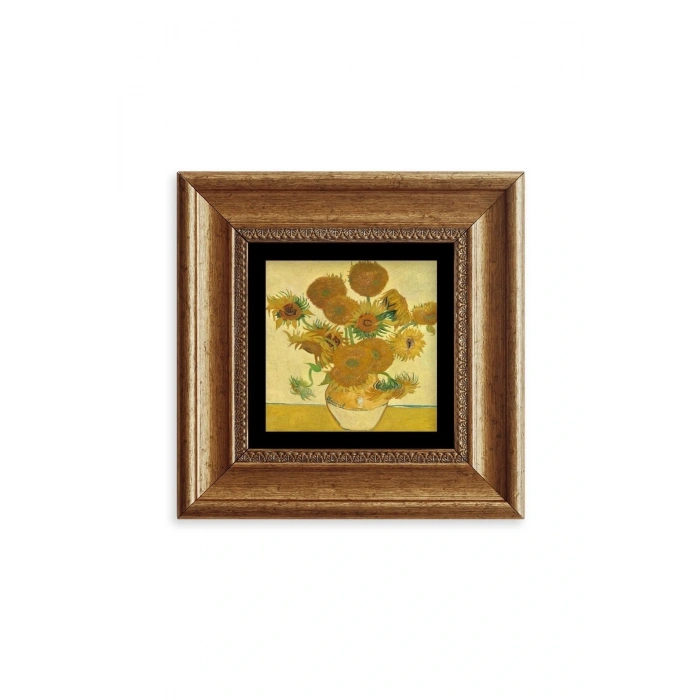 Van Gogh Çerçeveli Taş Tablo 20 cm