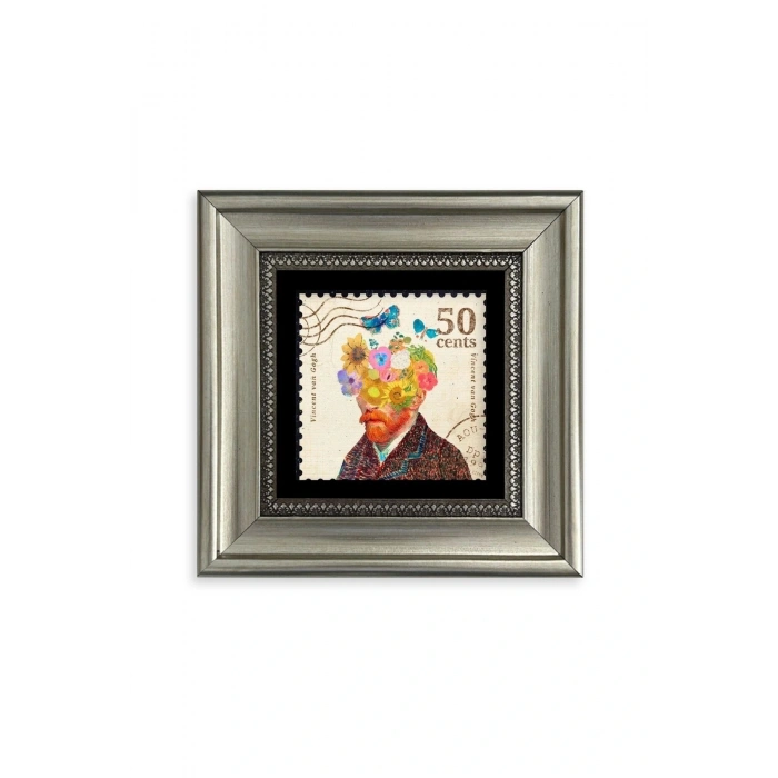 Van Gogh Çerçeveli Taş Tablo 20 cm