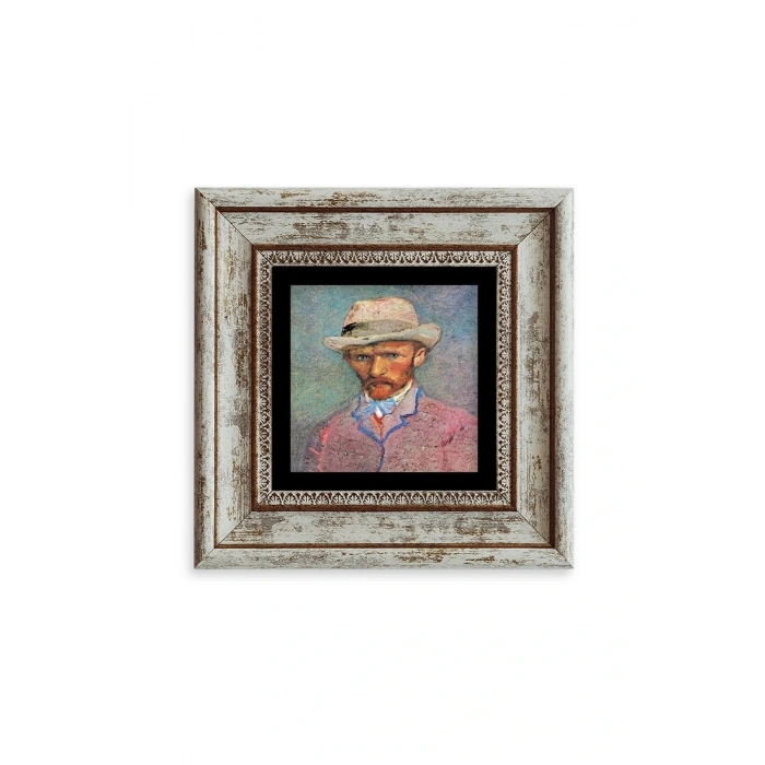 Van Gogh Çerçeveli Taş Tablo 20 cm