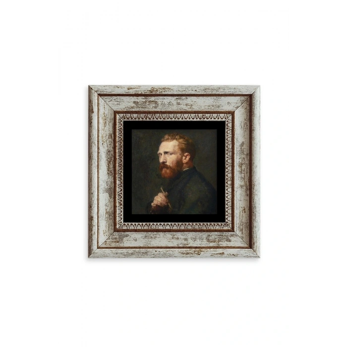 Van Gogh Çerçeveli Taş Tablo 20 cm