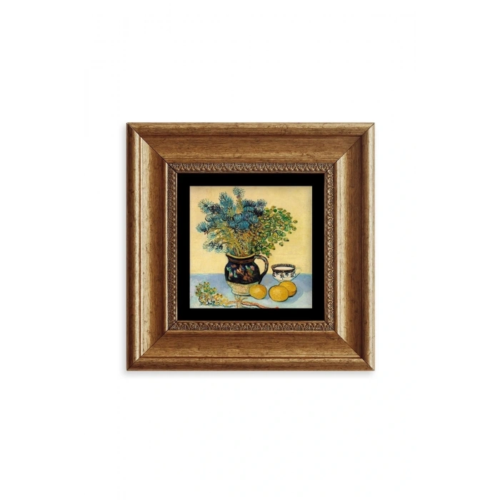 Van Gogh Çerçeveli Taş Tablo 20 cm