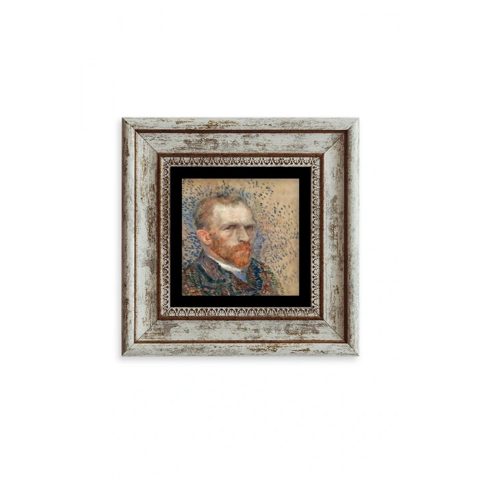 Van Gogh Çerçeveli Taş Tablo 20 cm