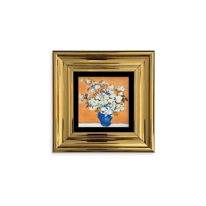 Van Gogh Çerçeveli Taş Tablo 20 cm