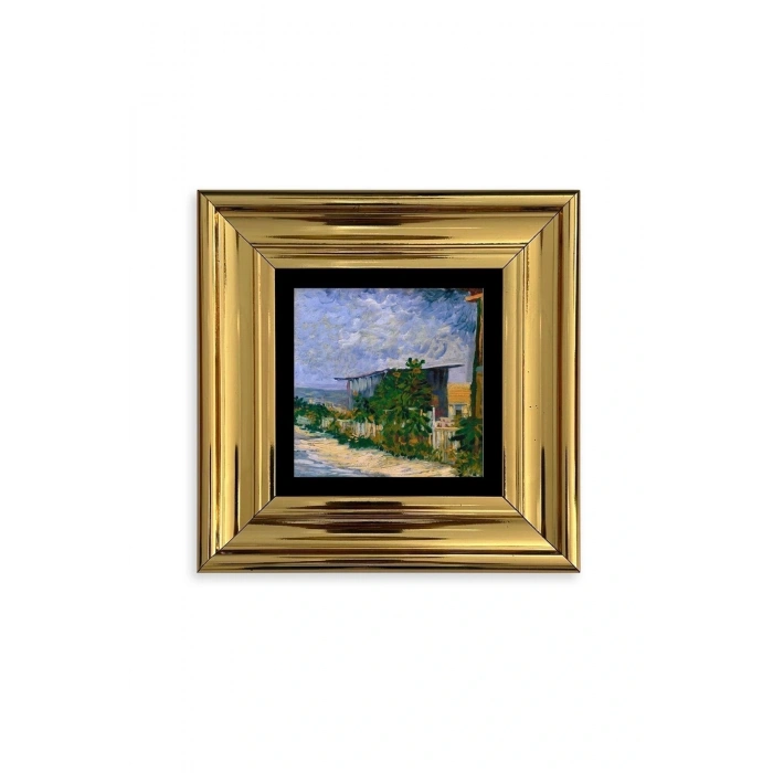 Van Gogh Çerçeveli Taş Tablo 20 cm