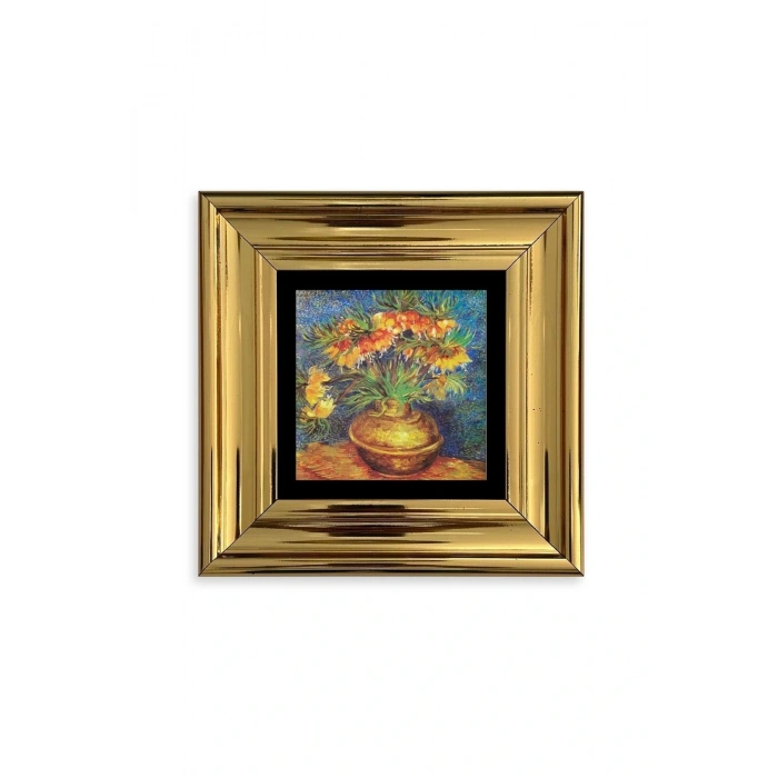 Van Gogh Çerçeveli Taş Tablo 20 cm