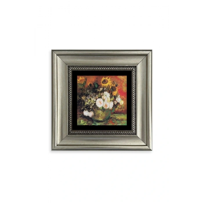 Van Gogh Çerçeveli Taş Tablo 20 cm