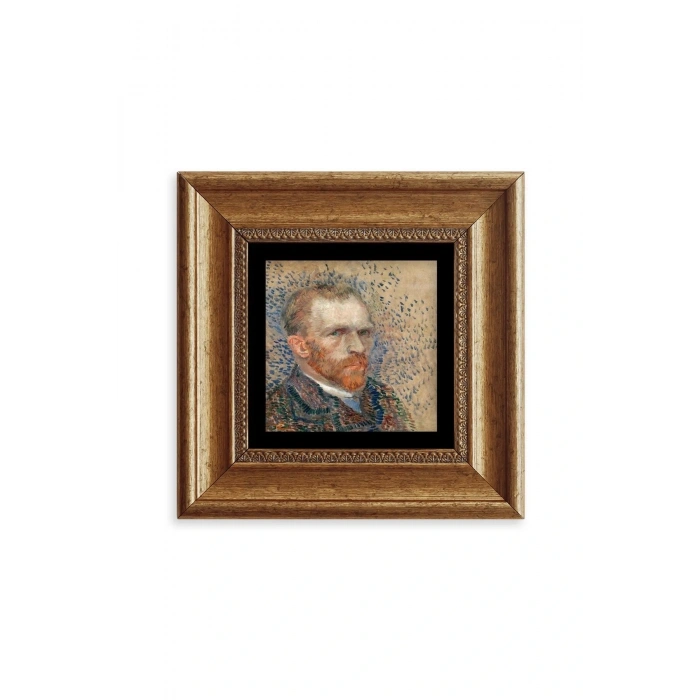 Van Gogh Çerçeveli Taş Tablo 20 cm