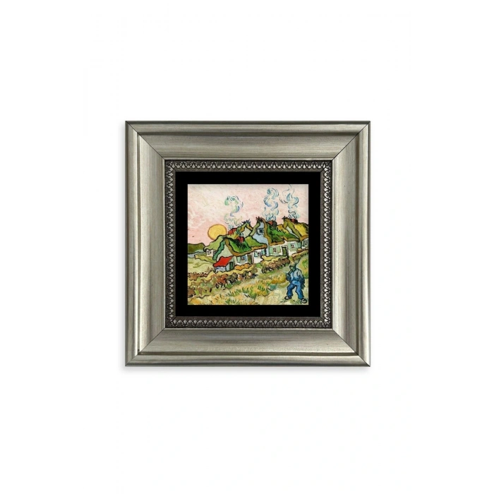 Van Gogh Çerçeveli Taş Tablo 20 cm