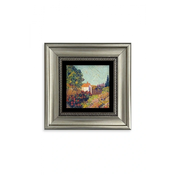 Van Gogh Çerçeveli Taş Tablo 20 cm