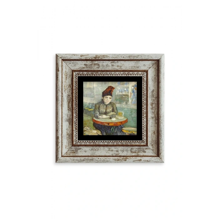 Van Gogh Çerçeveli Taş Tablo 20 cm