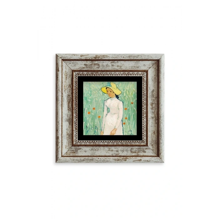 Van Gogh Çerçeveli Taş Tablo 20 cm